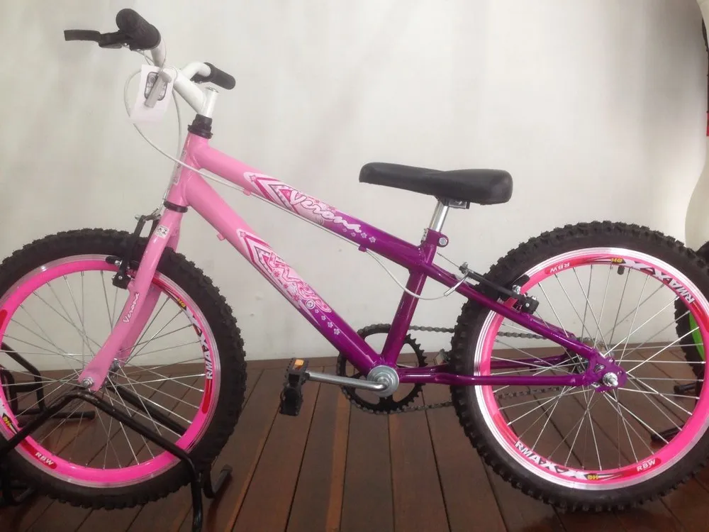 KIT DE BICICLETA ARO 20 WRP LILAS/ROSA