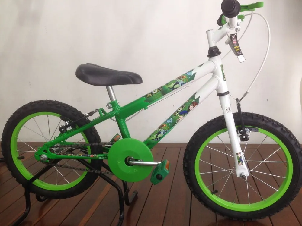 KIT DE BICICLETA ARO 16 WRP VERDE/BRANCO