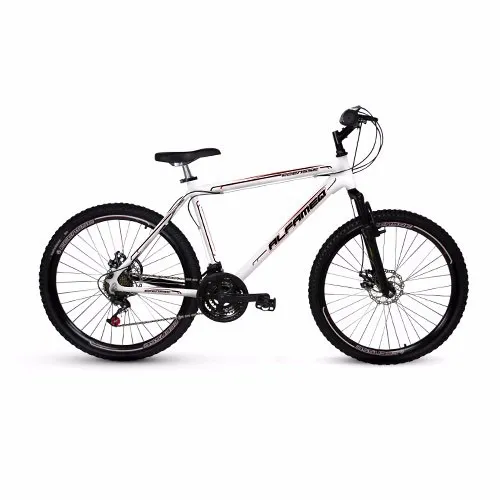    KIT DE BICICLETA  ARO 26 ALUM ALFAMEQ ECENSSE 21VEL BRANCA TAM 19 DISC