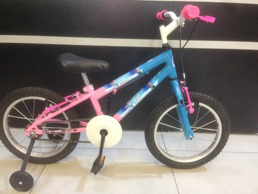 KIT DE BICICLETA ARO 16 WRP ROSA /LILAS/AZUL