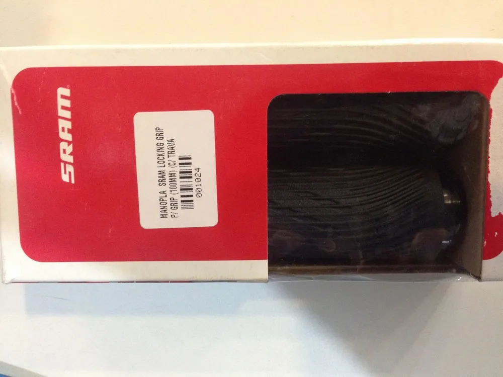 MANOPLA  SRAM LOCKING GRIP  P/ GRIP SHIFT (100MM) (C/ TRAVA PRETA)