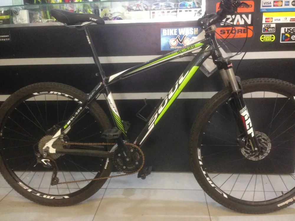 (SEMI NOVA) BICICLETA ARO 29 ALUM SOUL SL 529 TAM 19