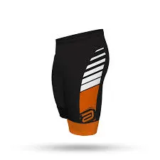 BERMUDA ASW ACTIVE RAZOR 18 PRETO/LARANJA TA.: M