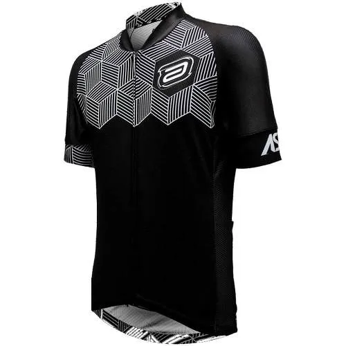 CAMISA ASW ACTIVE CUBE 18 PRETO/BRANCO TAM.: GG