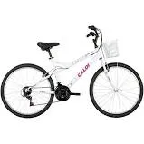 BICICLETA ARO 26 CALOI VENTURA FEM BRANCA