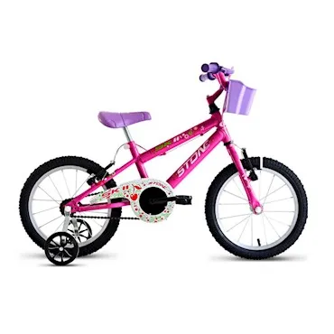 KIT DE BICICLETA ARO 16 STONE SK- 2 FEMININA PINK