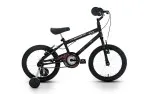 KIT DE BICICLETA ARO 16 STONE HOT JUNIOR PRETO