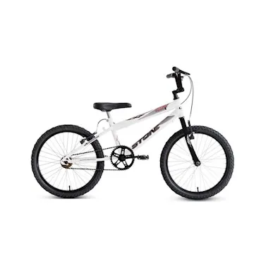 KIT DE BICICLETA  ARO 20 STONE SBX BRANCO/PRETO