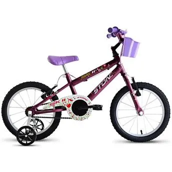 KIT DE BICICLETA ARO 16 STONE SK-2 FEM LILAS