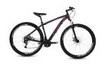 KIT DE BICICLETA ARO 29 ALUM STONE EQUINOX 21 VEL PRETO/PINK TAM.:17