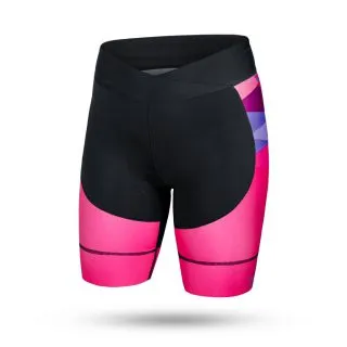 BERMUDA ASW ACTIVE CALEIDO FEM 19 PRETO/PINK TAM>:M