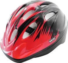 CAPACETE WK7 INFANTO VERM/PRETO C/LED