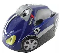 CAPACETE INFANTIL CARROS AZUL