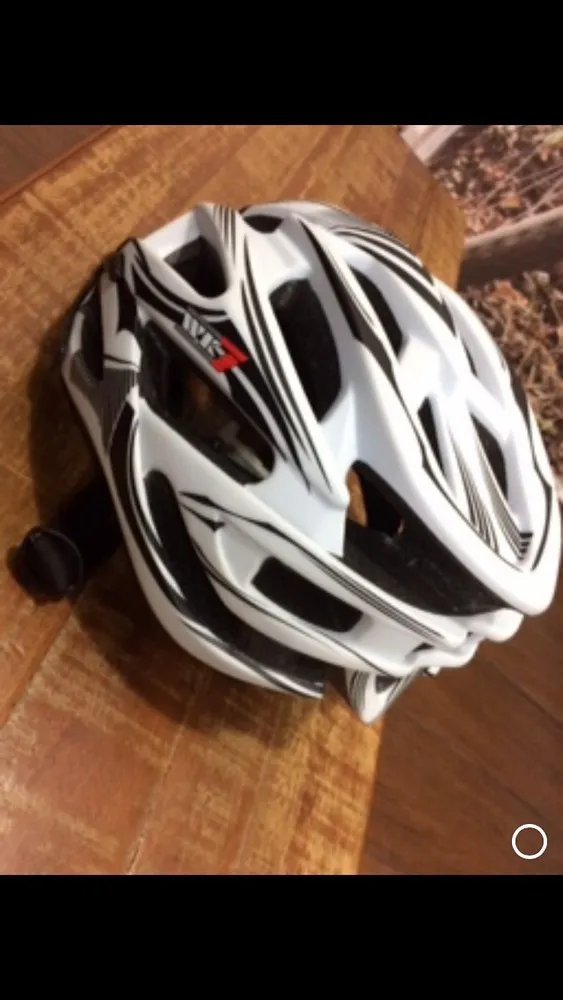 CAPACETE VELOCITER BRANCO/PRETO TAM.M