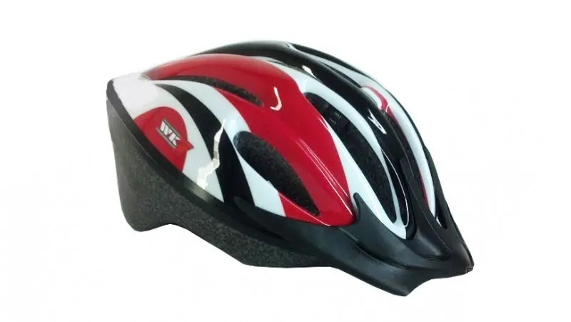 CAPACETE SOFT VERM/BRANCO/PRETO