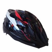 CAPACETE WK 7 PROTECTOR PRETO/VERM/ BRANCO TAM.: M