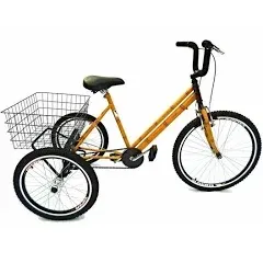 (SEMI NOVA) TRICICLO VALDO BIKE BAMBU ARO 20 S/MARCHAS