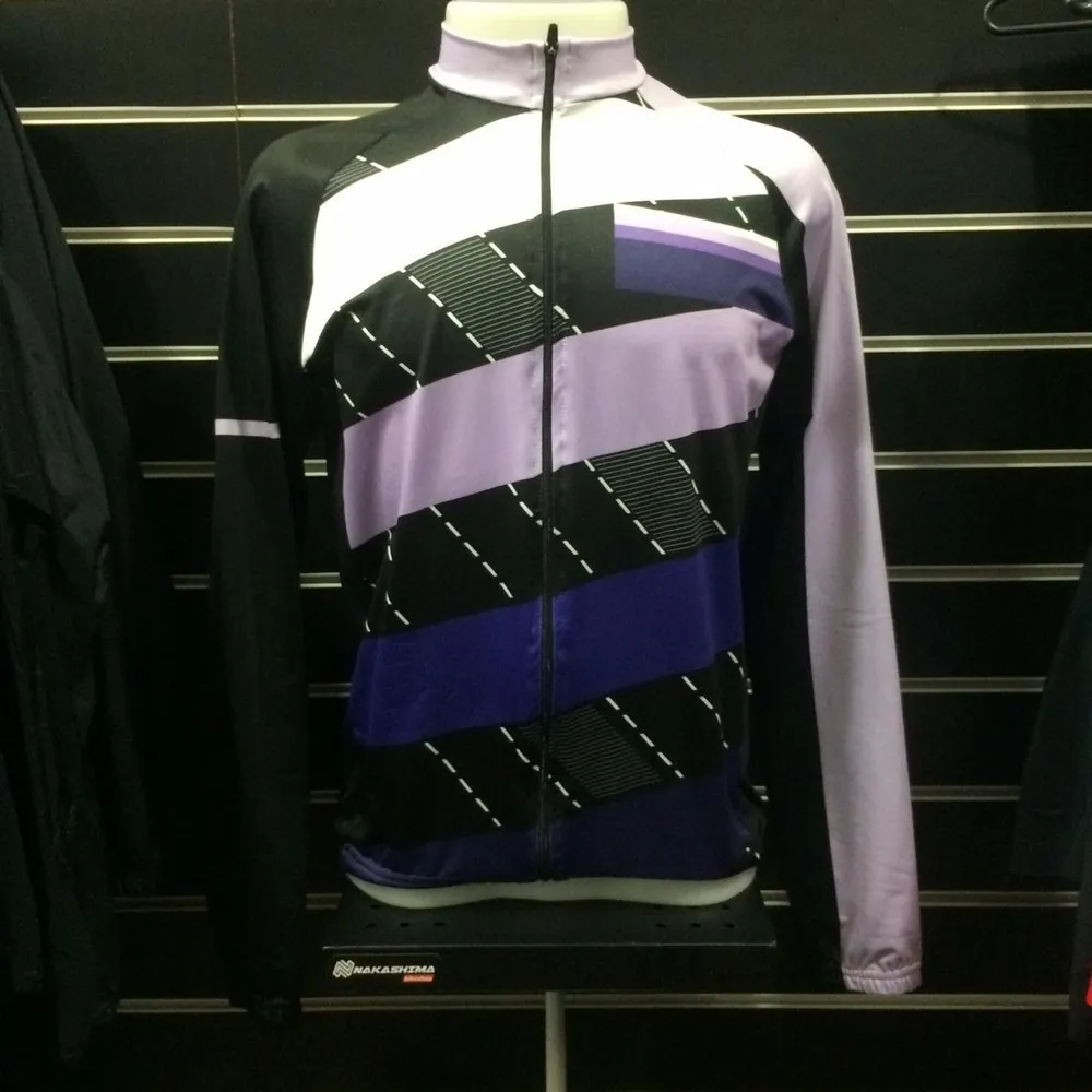 JAQUETA CYCLING JERSEY ROXO TAM.: M