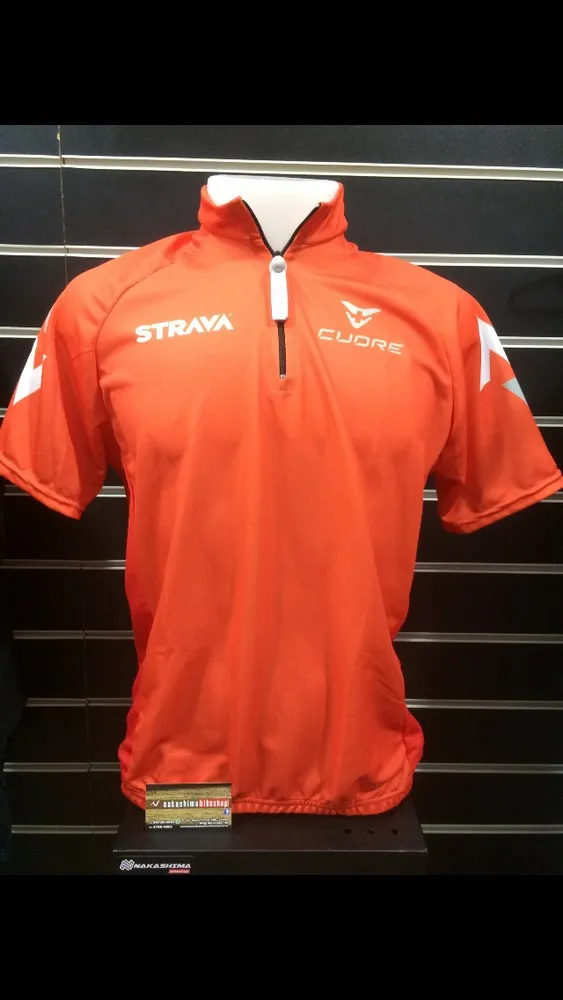 CAMISA CYCLING JERSEY STRAVA LARANJA TAM.: G