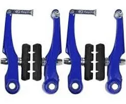 KIT DE FREIO ALUM V-BRAKE AZUL 