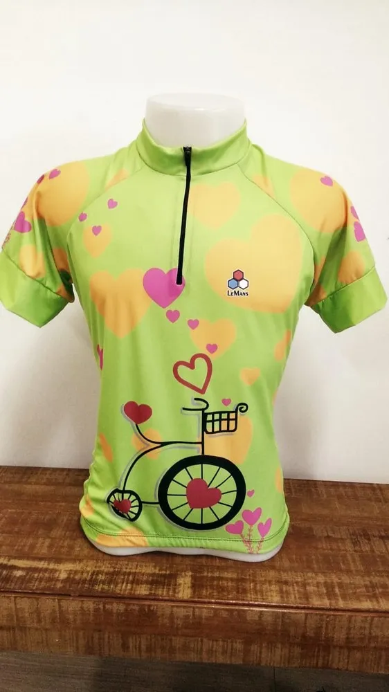 CAMISA LEMANS FEM RETRO COR VERDE TAM.: M