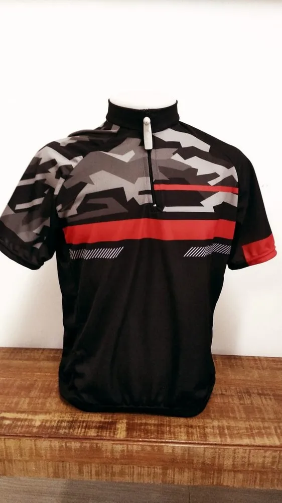 CAMISA CYCLING JERSEY CAMUFLADA /VERM TAM.: M