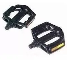 PEDAL ALUM PLATAFORMA RONTEK EIXO GROSSO PRETO