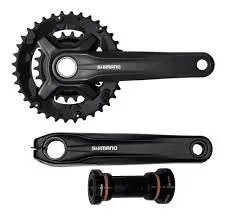 PEDIVELA DUPLO SHIMANO ALTUS FC-MT210 36/22 175MM