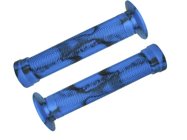 MANOPLA BMX GI-075 H 150MM AZUL/PRETO