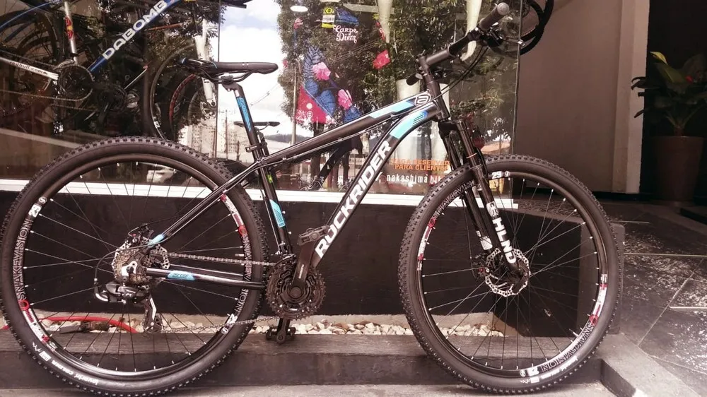 BICICLETA ARO 29 ALUM ROCK RIDER 21VEL TAM 17