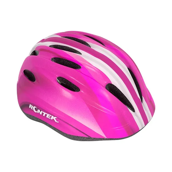 CAPACETE INFANTIL RONTEK BCP-033 C/LED ROSA 