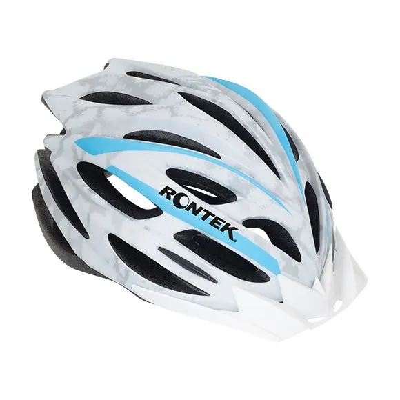 CAPACETE ADULTO RONTEK BCP-034 BRANCO/AZUL