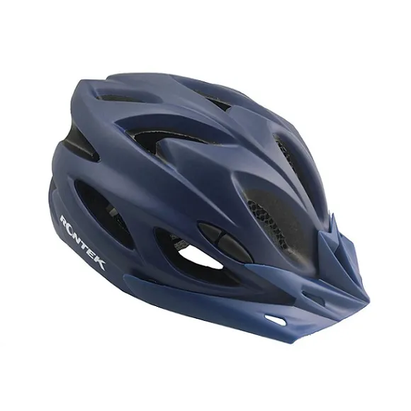 CAPACETE ADULTO RONTEK  BCP-054 AZUL NAVY C/LED