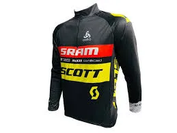 CAMISA CYCLING JERSEI SCOTT SRAM MANGA LONGA TAM.:P