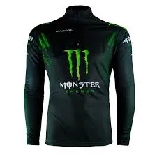 CAMISA CYCLING JERSEI MONSTER MANGA LONGA TAM.: P