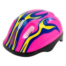 CAPACETE INFANTIL ELEMENT ROSA C/SINALIZADOR 