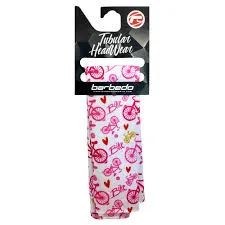 BANDANA BARBEDO BIKE LIGHT BRANCO/ROSA