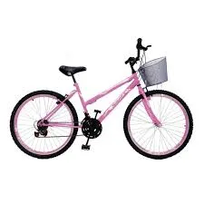 KIT DE BICICLETA ARO 24 WRP ROSA 18VEL