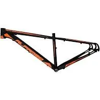 QUADRO ARO 29 ALUM ALFAMEQ ATX PRETO/AD LARANJA TAM.: 17