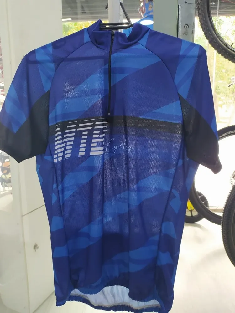 CAMISA CYCLING JERSEY MTB CYCLING AZUL TAM.: M