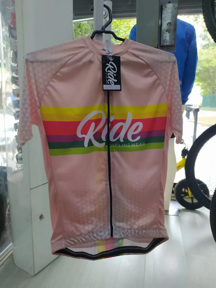 CAMISA RIDE CYCLING WEAR PRO SALMAO TAM.: P