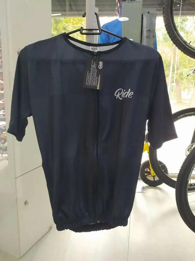 CAMISA RIDE CYCLING WEAR PRETA TAM.: M