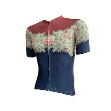 CAMISA MARELLI FLORES MARROM/AZUL TAM.: P