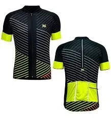 CAMISA MATTOS RACING BIKE LINES AMARELO FLUOR TAM.: GG