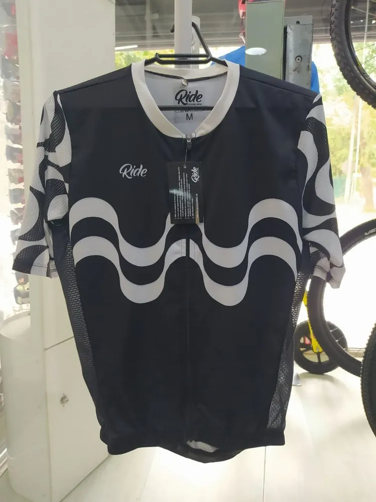 CAMISA RIDE CYCLING WEAR PRO RIDE PRETO RIO DE JANEIRO TAM.: M