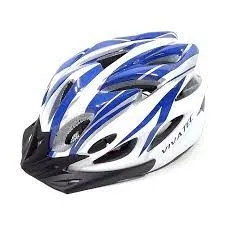 CAPACETE VIVUAN (VICINI) BRANCO/AZUL TAM.: M