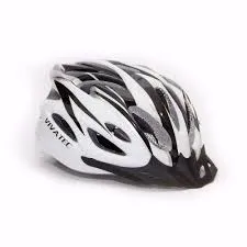 CAPACETE VIVUAN (VICINI) BRANCO/PRETO TAM.: M