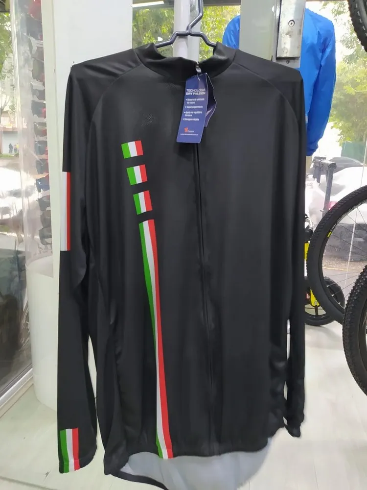 CAMISA CYCLING JERSEY BIKE ITALIA  M/LONGA TAM.: GGG