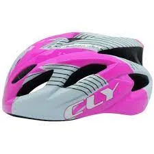 CAPACETE CLY ROSA/BRANCO TAM.: M 54-58 CM