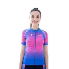 CAMISA INFANTIL ELITE AZUL/ROSA TAM.: 12